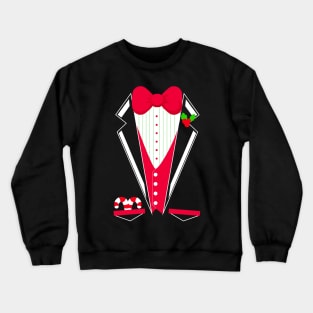 christmas tuxedo t shirt Crewneck Sweatshirt